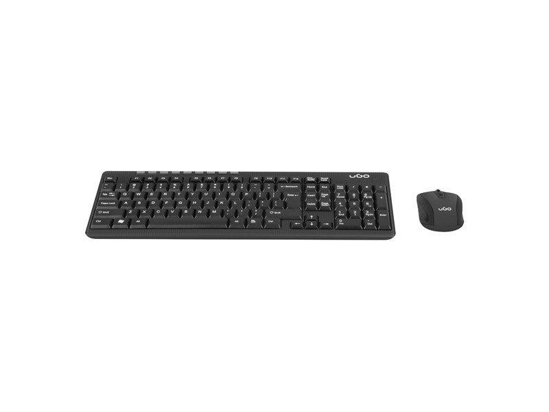 Клавиатура uGo Wireless set 2in1 ETNA CW110 клавиатура и мишка комплектна ниска цена с бърза доставка