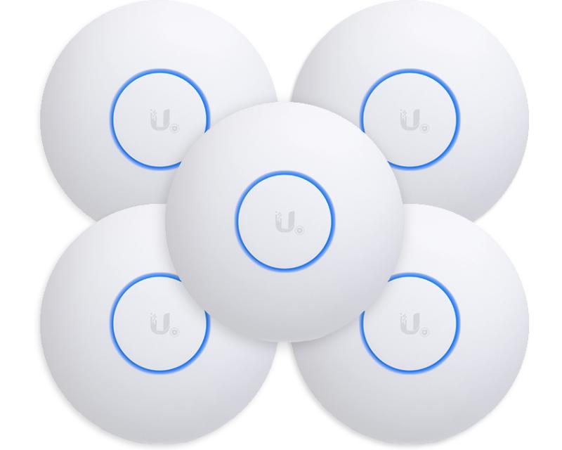 Точка за достъп Ubiquiti UAP-nanoHD-5, 300Mbps-2.4GHz, 1733Mbps-5GHz, 4x4 MIMO, 1xGE, 5-packна ниска цена с бърза доставка - BestPC.BG