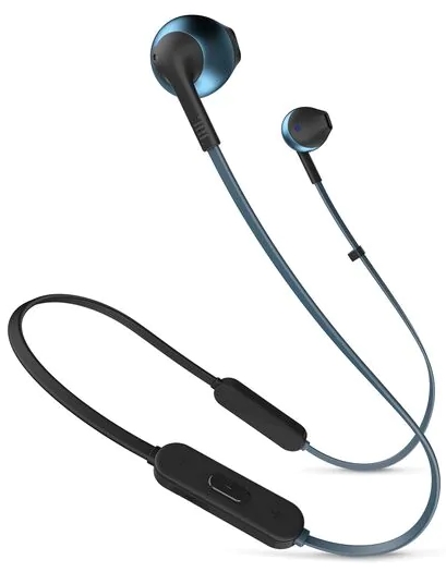 Слушалки JBL T205BT BLU In-ear headphonesна ниска цена с бърза доставка - BestPC.BG