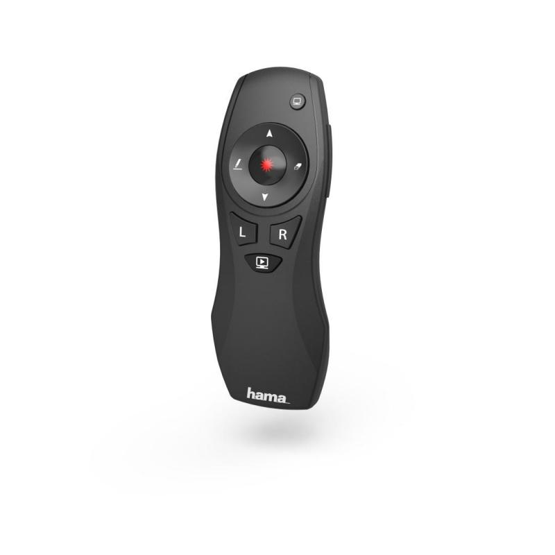 Принадлежност за проектор Лазерен безжичен презентер HAMA X-Pointer 6 in 1 , Черенна ниска цена с бърза доставка - BestPC.BG
