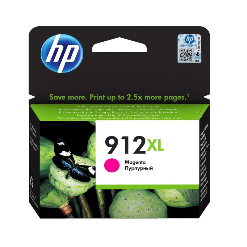 Касета с мастило HP 912XL High Yield Magenta Original Ink Cartridgeна ниска цена с бърза доставка - BestPC.BG