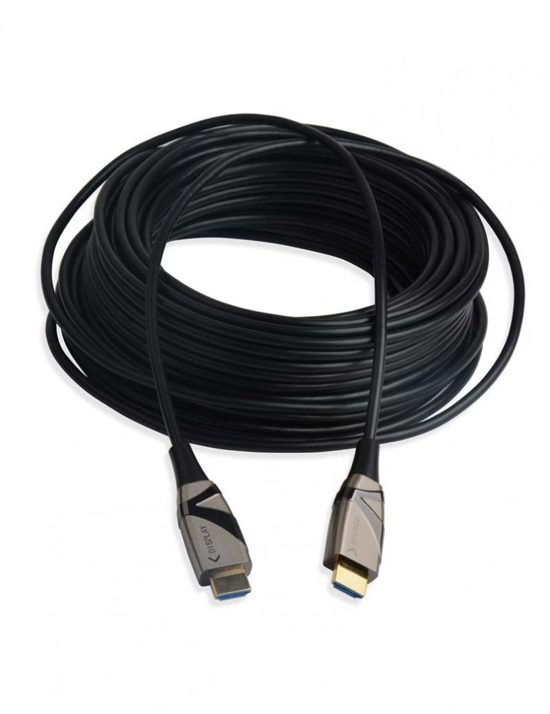 Активен оптичен HDMI 2.0 Кабел 4K Ultra HD HDMI A/A M/M, 30.00 метрана ниска цена с бърза доставка - BestPC.BG