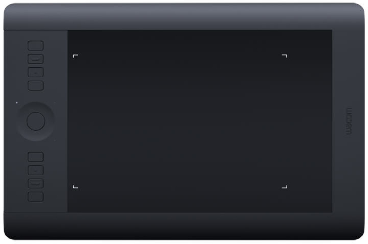 Графичен таблет Wacom Intuos Pro Medium, 5080 lpi, 8192 нива, 224 x 148 мм, 4-посочен пад, Черенна ниска цена с бърза доставка - BestPC.BG