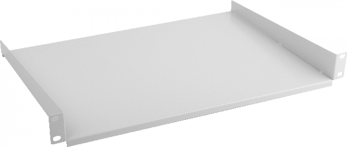 Lanberg 19" фиксиран рафт 1U - 483 x 315 мм., максимална товароносимост до 20 кг, сивна ниска цена с бърза доставка - BestPC.BG