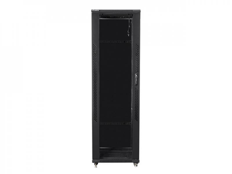 Шкаф за техника - Rack Lanberg rack cabinet 19" free-standing 42U - 800x1000 self-assembly flat pack, blackна ниска цена с бърза доставка - BestPC.BG