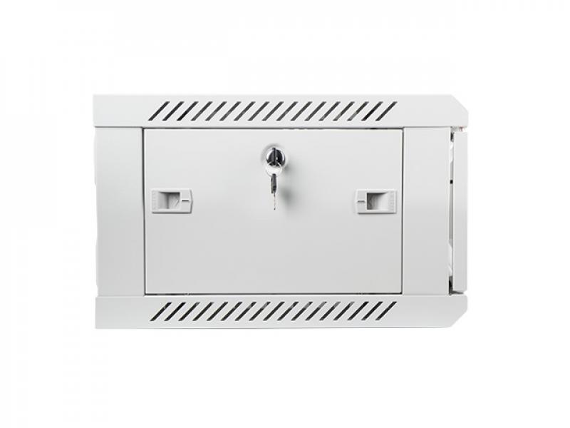 Шкаф за техника - Rack Lanberg rack cabinet 19" wall-mount 4U - 600x450 for self-assembly (flat pack), greyна ниска цена с бърза доставка - BestPC.BG
