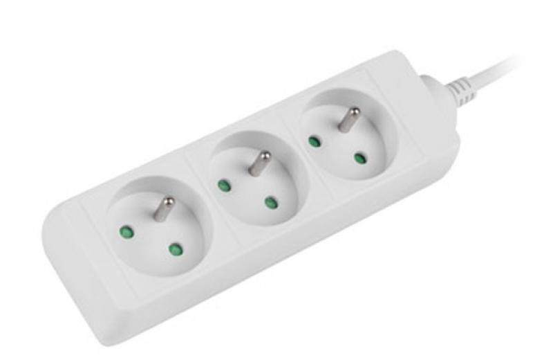 Контакт Lanberg power strip 1.5m, 3 sockets, french quality-grade copper cable, whiteна ниска цена с бърза доставка - BestPC.BG