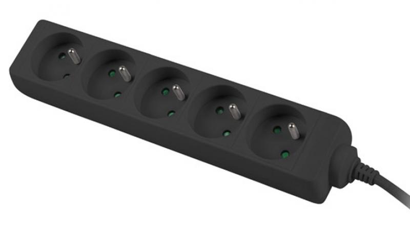 Контакт Lanberg power strip 1.5m, 5 sockets, french quality-grade copper cable, blackна ниска цена с бърза доставка - BestPC.BG