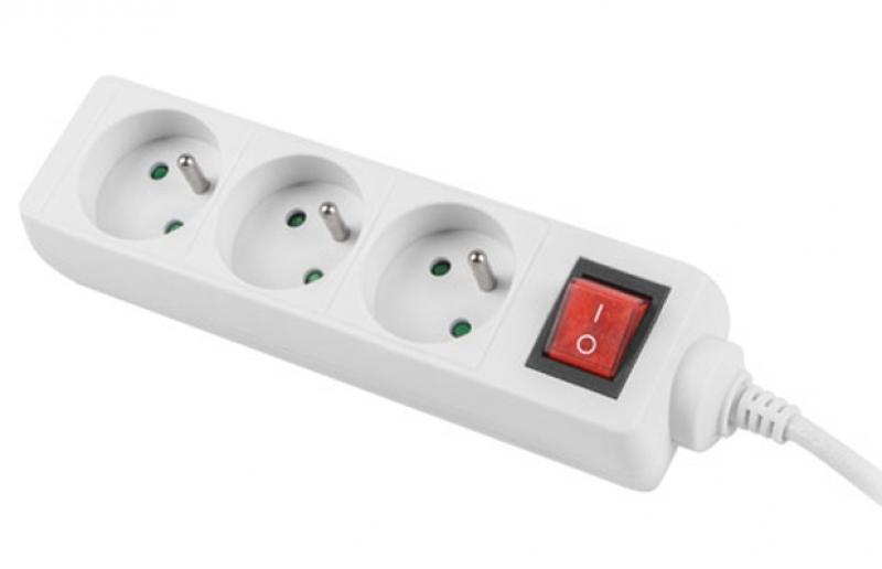 Контакт Lanberg power strip 1.5m, 3 sockets, whiteна ниска цена с бърза доставка - BestPC.BG