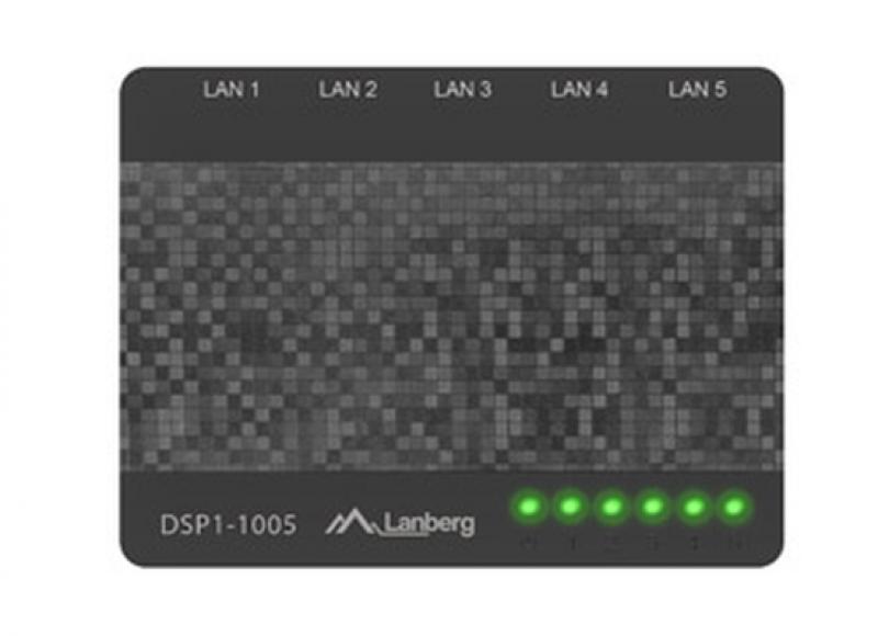 Комутатор/Суич Lanberg switch DSP1-1005 5-port, 1GB-sна ниска цена с бърза доставка - BestPC.BG