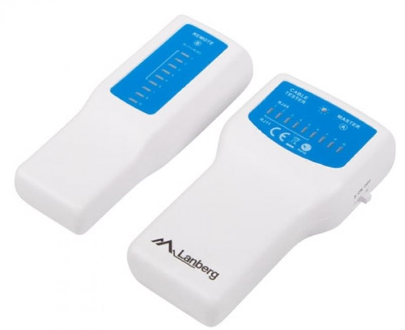 Инструмент/Тестер Lanberg cable tester for wiring terminated with RJ-45, RJ-11на ниска цена с бърза доставка - BestPC.BG