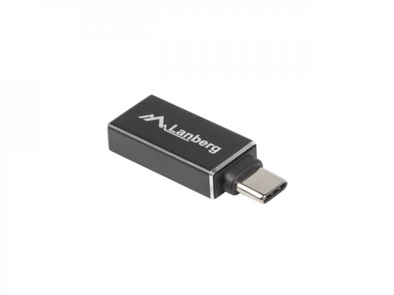 Кабел/адаптер Lanberg adapter USB type-c 3.1 (m) -- USB type-A (f)на ниска цена с бърза доставка - BestPC.BG