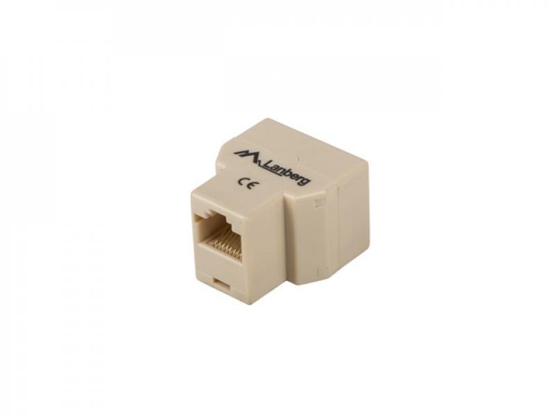 Розетка Lanberg RJ-45 inline coupler RJ-45--2XRJ-45на ниска цена с бърза доставка - BestPC.BG
