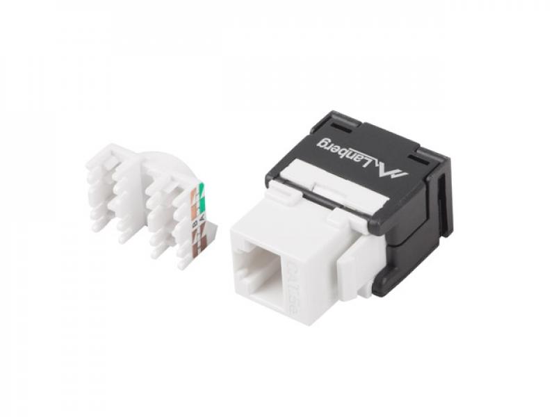 Конектор / букса Lanberg keystone toolless module RJ45 180° UTP CAT.5eна ниска цена с бърза доставка - BestPC.BG