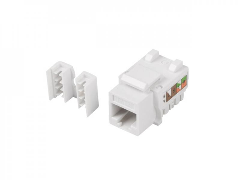 Конектор / букса Lanberg keystone module RJ45 90° UTP CAT.6на ниска цена с бърза доставка - BestPC.BG