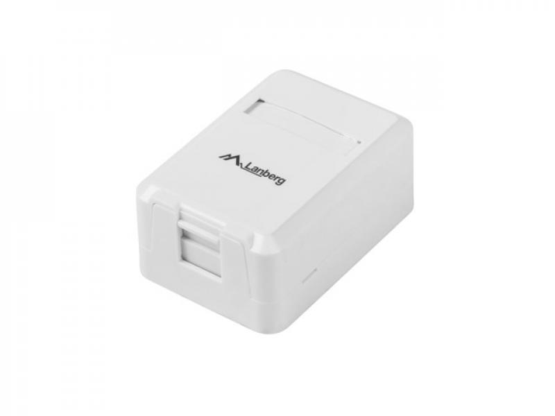 Розетка Lanberg empty surface-mount box for keystone 1-portна ниска цена с бърза доставка - BestPC.BG