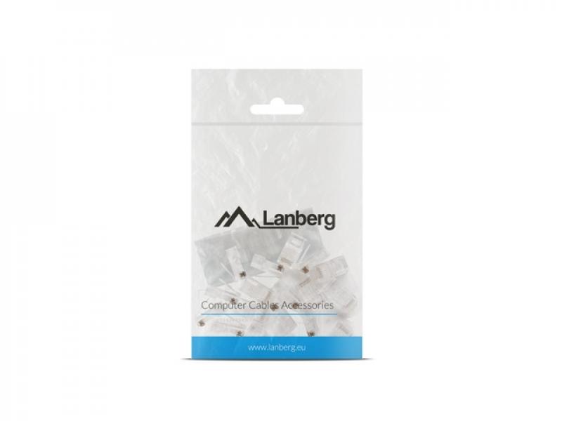 Конектор / букса Lanberg RJ-45 UTP CAT.6 plug 8P8C (20 pcs)на ниска цена с бърза доставка - BestPC.BG