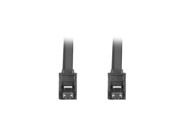 Кабел/адаптер Lanberg SATA DATA III (6GB-S) F-F cable 30cm metal clips, blackна ниска цена с бърза доставка - BestPC.BG
