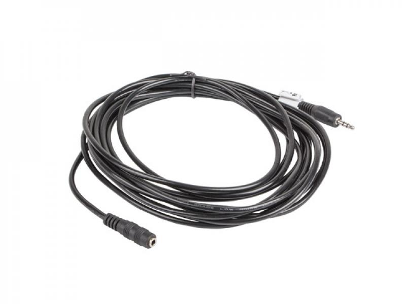 Кабел/адаптер Lanberg cable stereo mini jack (M) -- mini jack (F) 5m, blackна ниска цена с бърза доставка - BestPC.BG