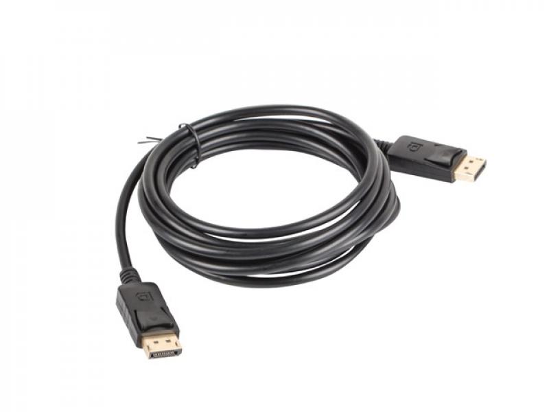 Кабел/адаптер Lanberg display port M-M cable 3m 4K, blackна ниска цена с бърза доставка - BestPC.BG