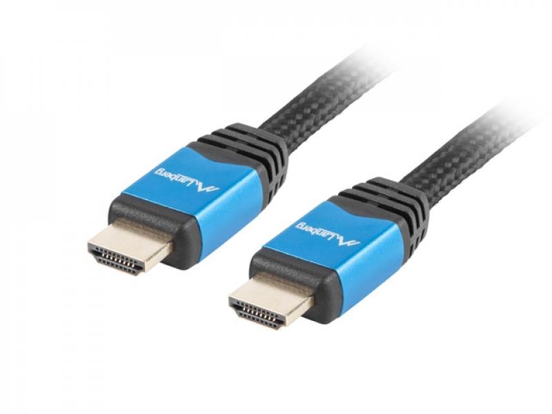 Кабел/адаптер Lanberg HDMI M-M V2.0 cable 3m CU, black premiumна ниска цена с бърза доставка - BestPC.BG