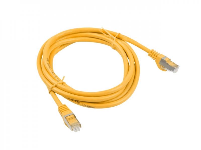 Медна пач корда Lanberg patch cord CAT.6 FTP 1m, orangeна ниска цена с бърза доставка - BestPC.BG