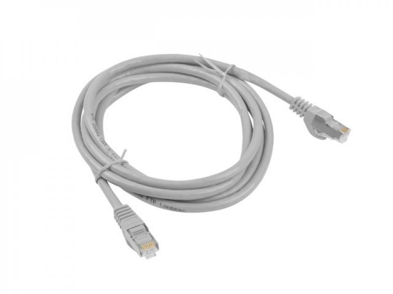 Медна пач корда Lanberg patch cord CAT.6 FTP 3m, greyна ниска цена с бърза доставка - BestPC.BG