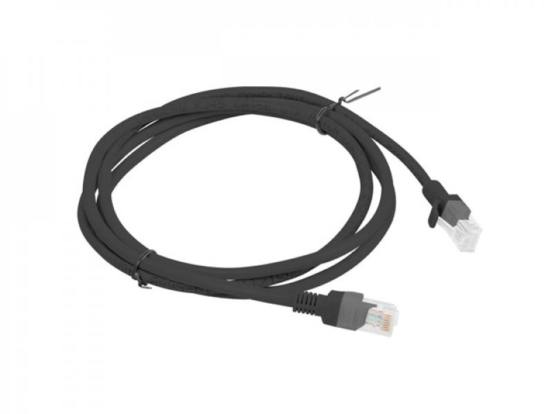 Медна пач корда Lanberg patch cord CAT.5E 1.5m, blackна ниска цена с бърза доставка - BestPC.BG