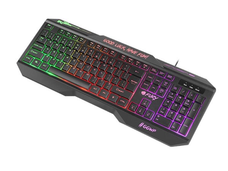 Клавиатура Fury Gaming Keyboard, Hellfire, 2 Backlightна ниска цена с бърза доставка - BestPC.BG