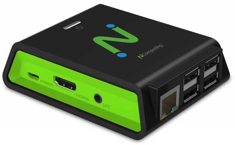 Продукт Терминал NComputing RX-HDX, Citrix, ARM Cortex 1.2 GHz, 1xRJ45, 4xUSB2.0на ниска цена с бърза доставка - BestPC.BG