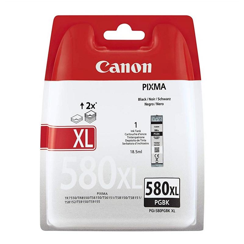 Касета с мастило Canon PGI-580XL PGBKна ниска цена с бърза доставка - BestPC.BG