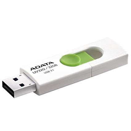 32GB USB UV320 ADATA WHITEна ниска цена с бърза доставка - BestPC.BG