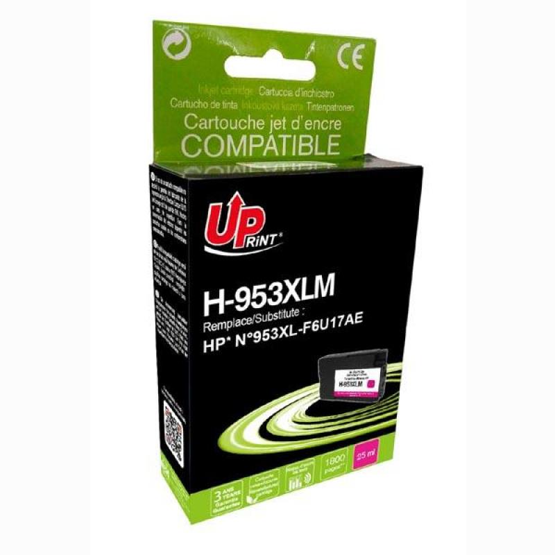Касета с мастило Мастилница UPRINT F6U17AE, HP 953XL, OfficeJet Pro 8210-8710-7720, 25 ml, Magentaна ниска цена с бърза доставка - BestPC.BG
