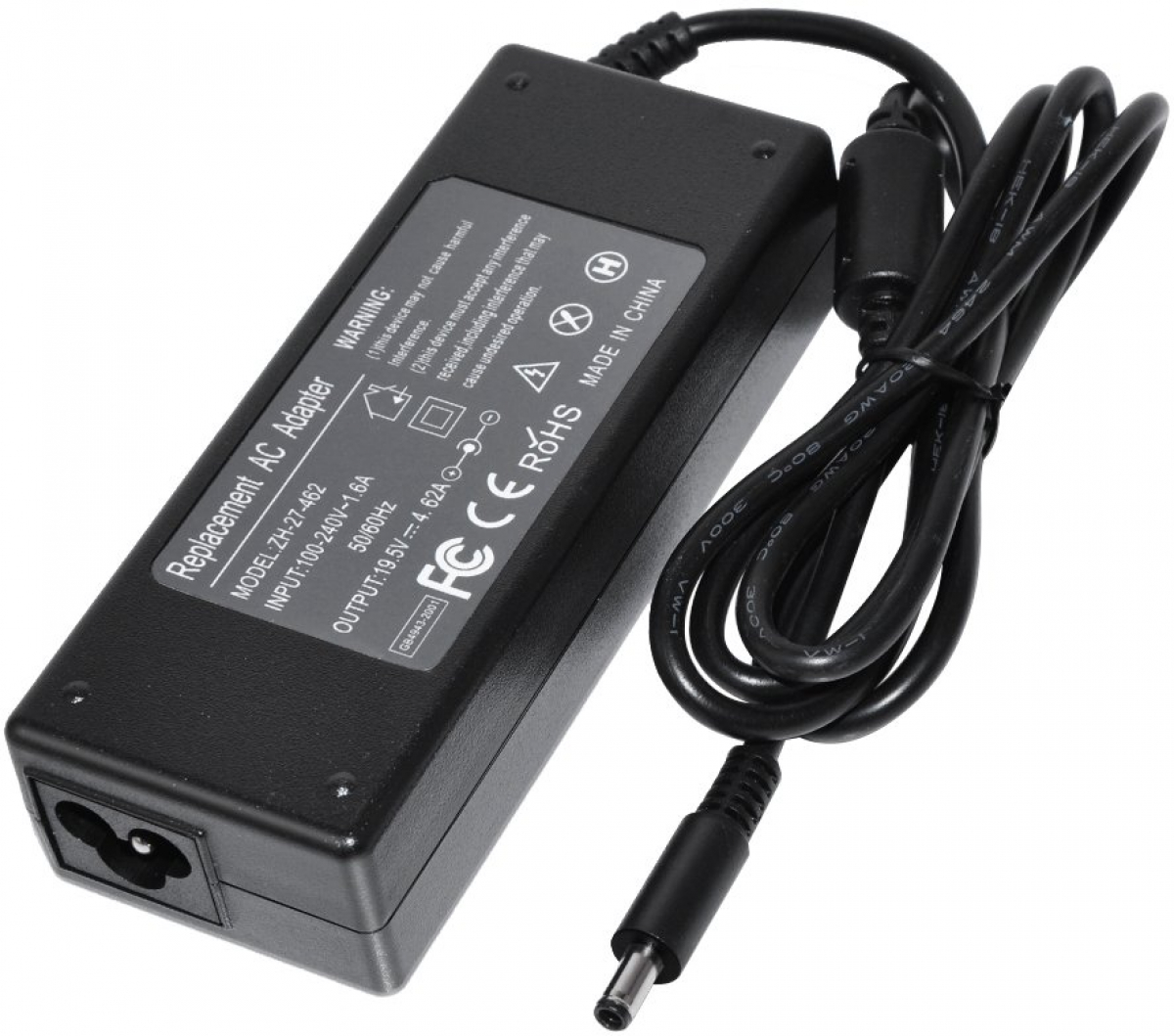 Захранване за лаптоп Makki заместител Laptop Adapter DELL 19.5V 4.62A 90W 4.5x3.0mm blackна ниска цена с бърза доставка - BestPC.BG