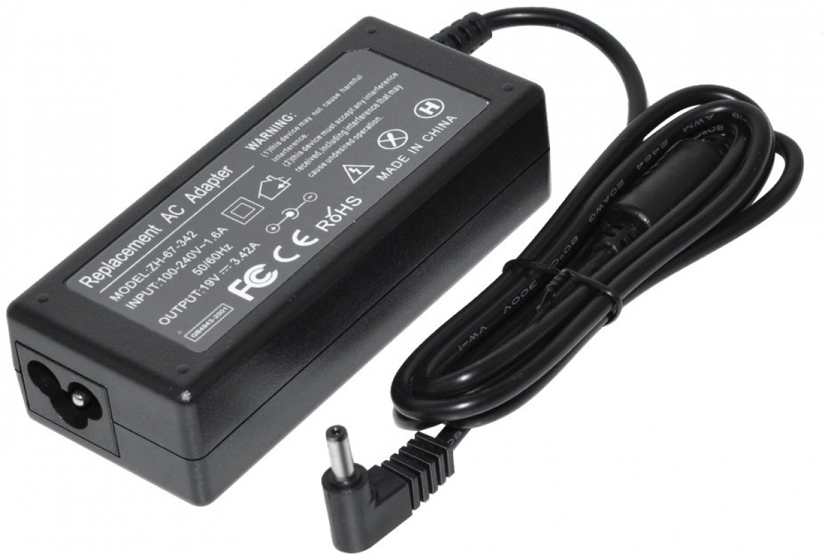 Захранване за лаптоп Makki заместител Laptop Adapter ACER/Asus 19V 3.42A 65W 4.0x1.35mmна ниска цена с бърза доставка - BestPC.BG