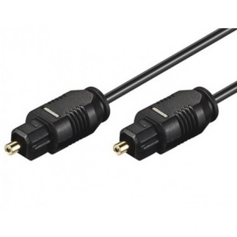 Кабел/адаптер Toslink Digital Optical Audio (SPDIF) ø 2.2 mm, 5.00 метрана ниска цена с бърза доставка - BestPC.BG