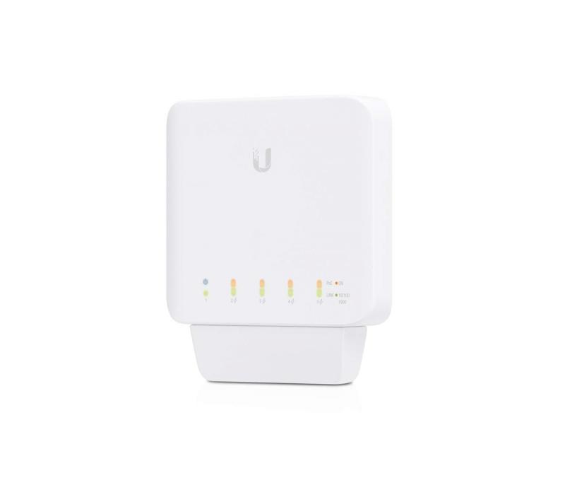 Комутатор/Суич Ubiquiti USW-FLEX, 5-портов Gbit, PoE In, управляем L2, Indoor-Outdoorна ниска цена с бърза доставка - BestPC.BG