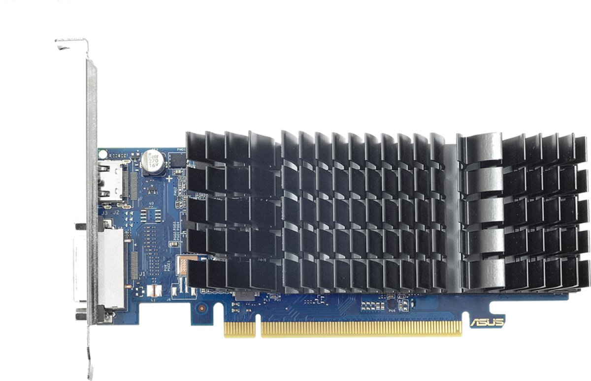 Видеокарта ASUS GeForce GT 1030 2GB GDDR5 64 bit, Low Profile, Silent, DVI-D, HDMIна ниска цена с бърза доставка - BestPC.BG