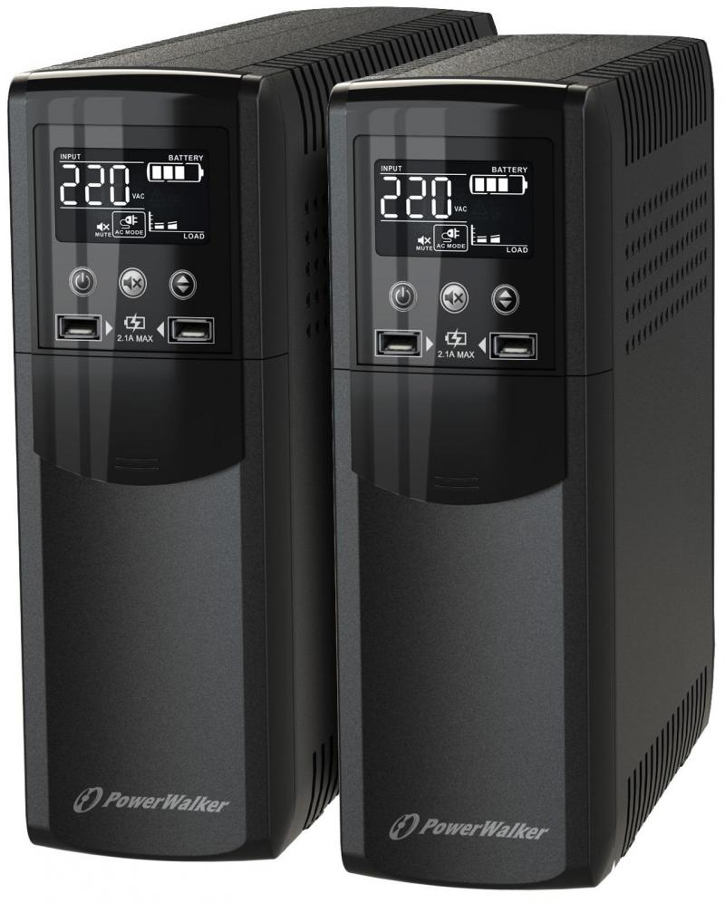 Непрекъсваемо захранване (UPS) UPS POWERWALKER VI 1000 CSW, 1000 VA, Line Interactiveна ниска цена с бърза доставка - BestPC.BG