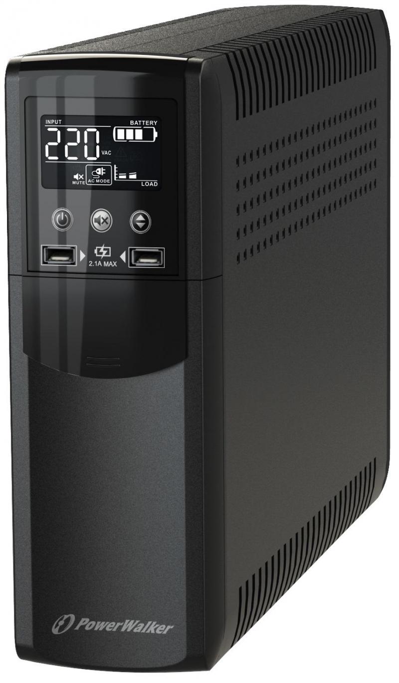 Непрекъсваемо захранване (UPS) UPS POWERWALKER VI 800 CSW, 800VA, Line Interactiveна ниска цена с бърза доставка - BestPC.BG