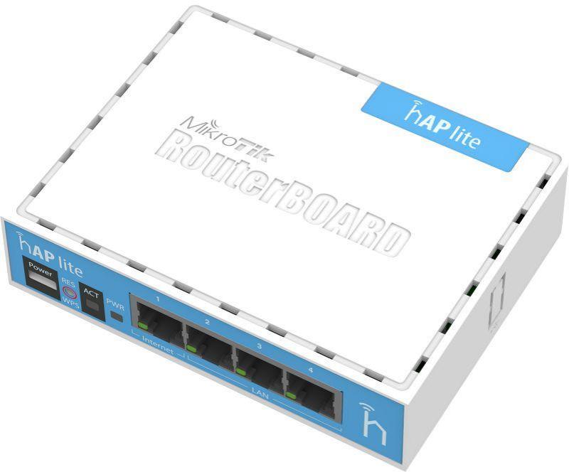 Точка за достъп Аccess Point MikroTik hAP lite RB941-2nD, 32MB RAM, 4xLAN, built-in 2.4Ghzна ниска цена с бърза доставка - BestPC.BG