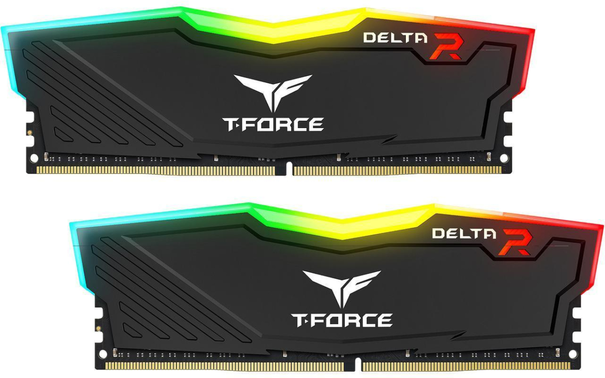 Памет 2x8GB DDR4 3200 Team Group T-Force Delta RGB Black KITна ниска цена с бърза доставка - BestPC.BG