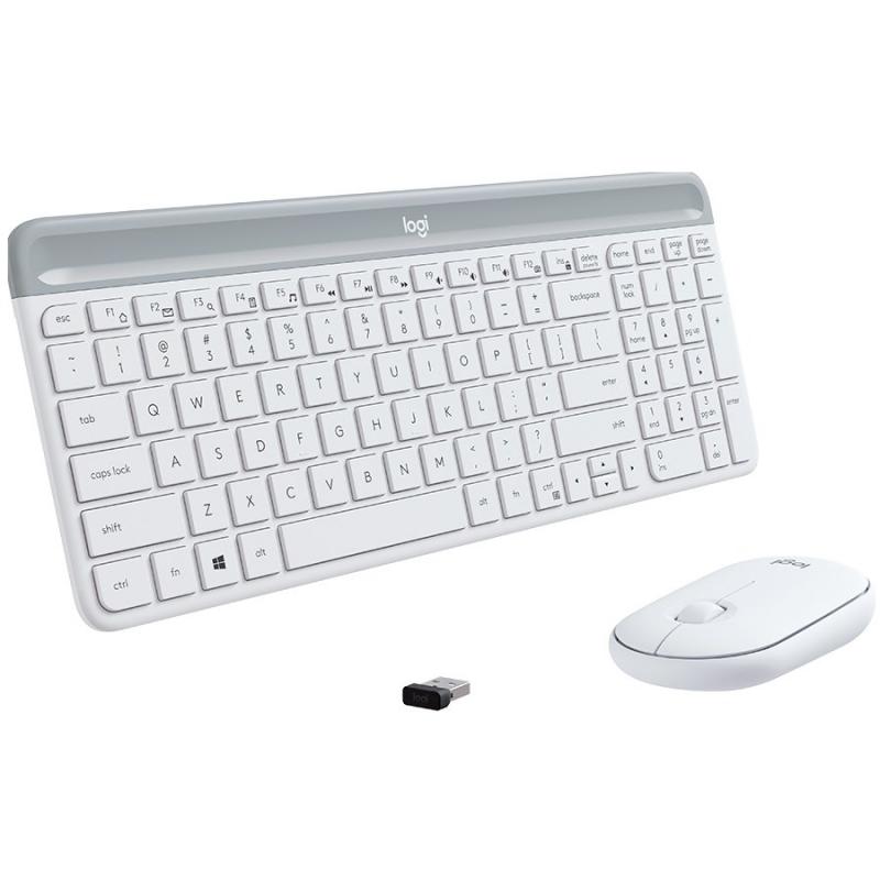 Клавиатура Slim Wireless Keyboard and Mouse Combo MK470-OFFWHITE-US INT\'L-2.4GHZна ниска цена с бърза доставка - BestPC.BG