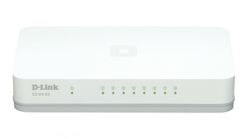 Комутатор/Суич D-LINK GO-SW-8G, 8 портов, Gigabitна ниска цена с бърза доставка - BestPC.BG