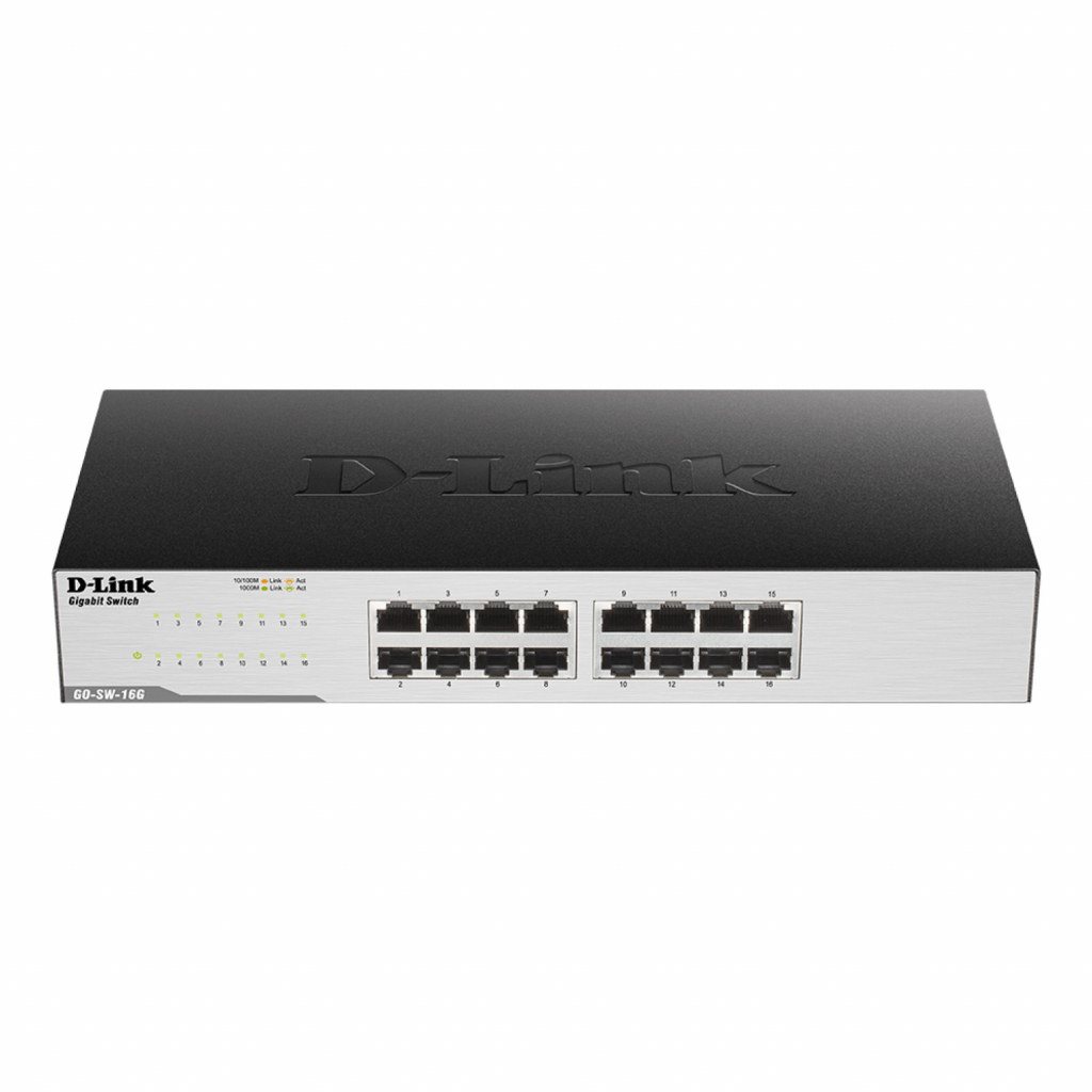 Комутатор/Суич D-LINK GO-SW-16G, 16 портов, Gigabitна ниска цена с бърза доставка - BestPC.BG
