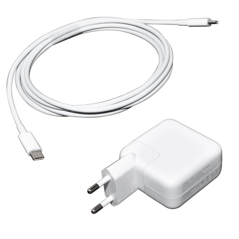 Захранване за лаптоп Makki Adapter Apple - 29W TYPE-C With USB-C Cable - MAKKI-NA-AP-36на ниска цена с бърза доставка - BestPC.BG