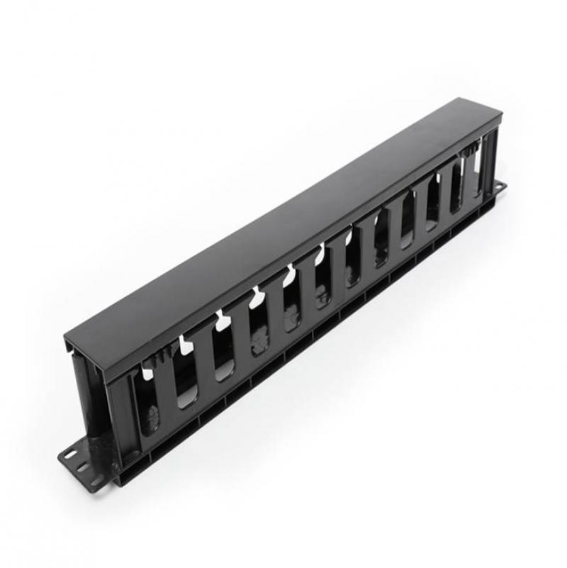 Аранжиращ панел Formrack 19" 1U Cable Management Panel with PVC trunking cut 1U 482x88x48mmна ниска цена с бърза доставка - BestPC.BG