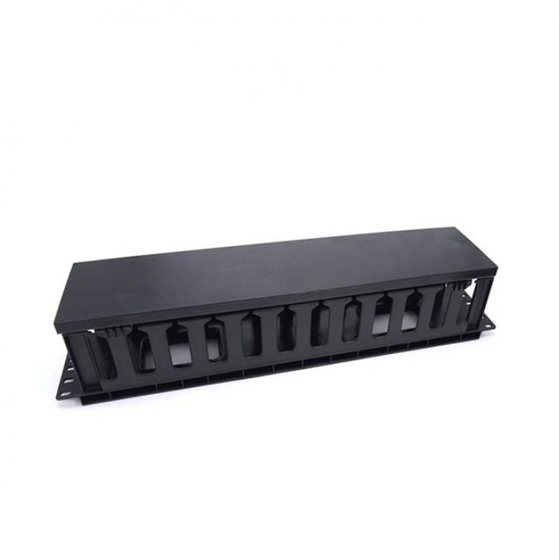 Аксесоар за шкаф Formrack 19" 2U Cable Management Panel with PVC trunking cut 2U 482x88x87mmна ниска цена с бърза доставка - BestPC.BG
