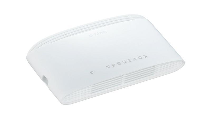 Комутатор/Суич D-Link DGS-1008D-E, 8 портов, 10-100-1000, Gigabit, Desktopна ниска цена с бърза доставка - BestPC.BG