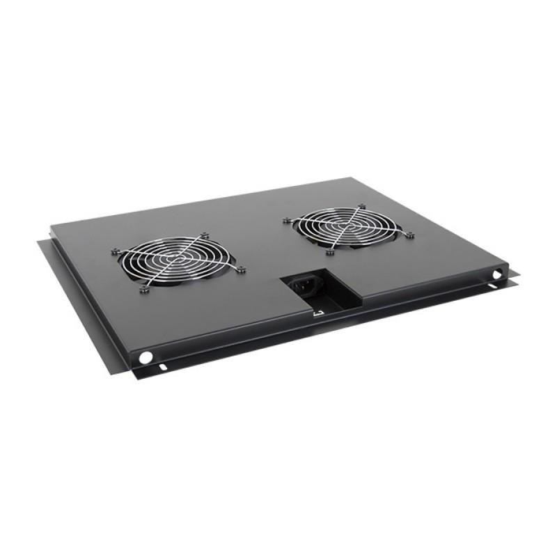 Аксесоар за шкаф Вентилаторен модул с 2 вентилатора за шкаф 600 мм дълбокна ниска цена с бърза доставка - BestPC.BG